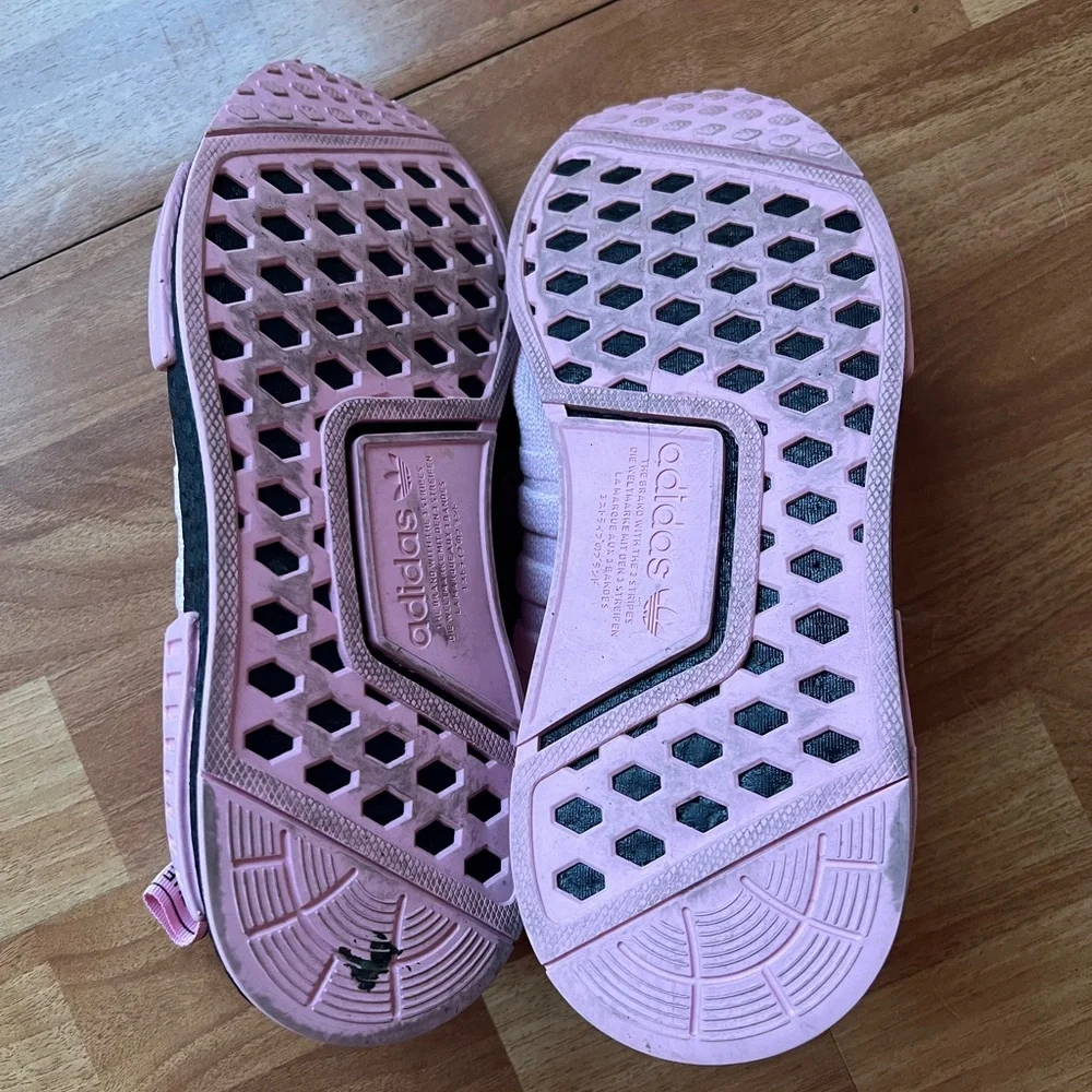 Light Pink Adidas Running Sneakers - Picture 2 of 5